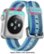 Alt View 14. Modal™ - Woven Nylon Watch Band for Apple Watch 38mm (Series 1-8) and Apple Watch Ultra 49mm - Blue striped.