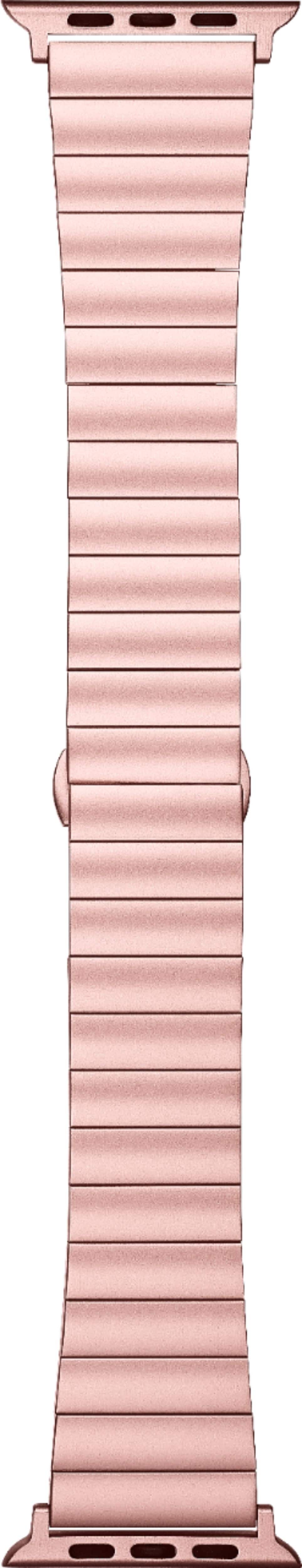 Alt View 11. Platinum™ - Link Stainless Steel Band for Apple Watch 42mm (Series 1-8) and Apple Watch Ultra 49mm - Rose Gold.