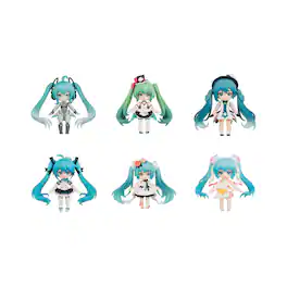 Blookees - Blokees Hatsune Miku DaaLaMode Q Series MIKU WITH YOU Figures Set (6 Pack/Case)