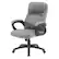 Angle. OSP Home Furnishings - Faux Leather Manager's Chair - Taupe/ Grey.