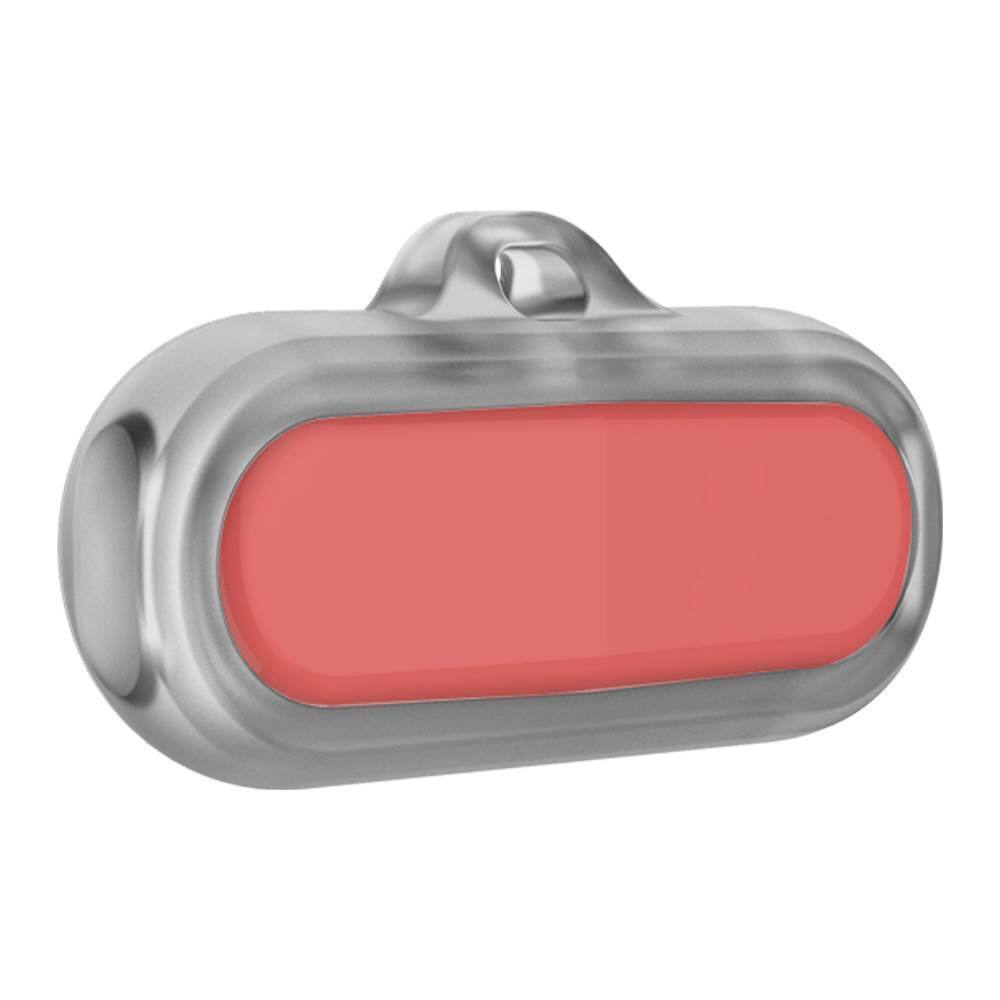 Front. Bean Pet Activity Tracker - Coral.