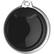 Front. Pea Pet Activity Tracker - Black.