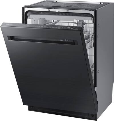 Dacor Top Control Built-In Dishwasher with Stainless Steel Tub, WaterWall, ZoneBooster, AutoRelease Door, 3rd Rack, 42 dBA Gray