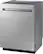 Angle. Dacor - Top Control Built-In Dishwasher with Stainless Steel Tub, WaterWall, ZoneBooster, AutoRelease Door, 3rd Rack, 42 dBA - Silver Stainless Steel.