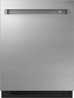 Dacor - Top Control Built-In Dishwasher with Stainless Steel Tub, WaterWall, ZoneBooster, AutoRelease Door, 3rd Rack, 42 dBA - Silver Stainless Steel - Front_Zoom