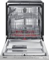 Alt View 11. Dacor - Top Control Built-In Dishwasher with Stainless Steel Tub, WaterWall™, ZoneBooster™, AutoRelease Door, 3rd Rack, 42 dBA - Silver Stainless Steel.
