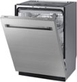 Alt View 12. Dacor - Top Control Built-In Dishwasher with Stainless Steel Tub, WaterWall™, ZoneBooster™, AutoRelease Door, 3rd Rack, 42 dBA - Silver Stainless Steel.