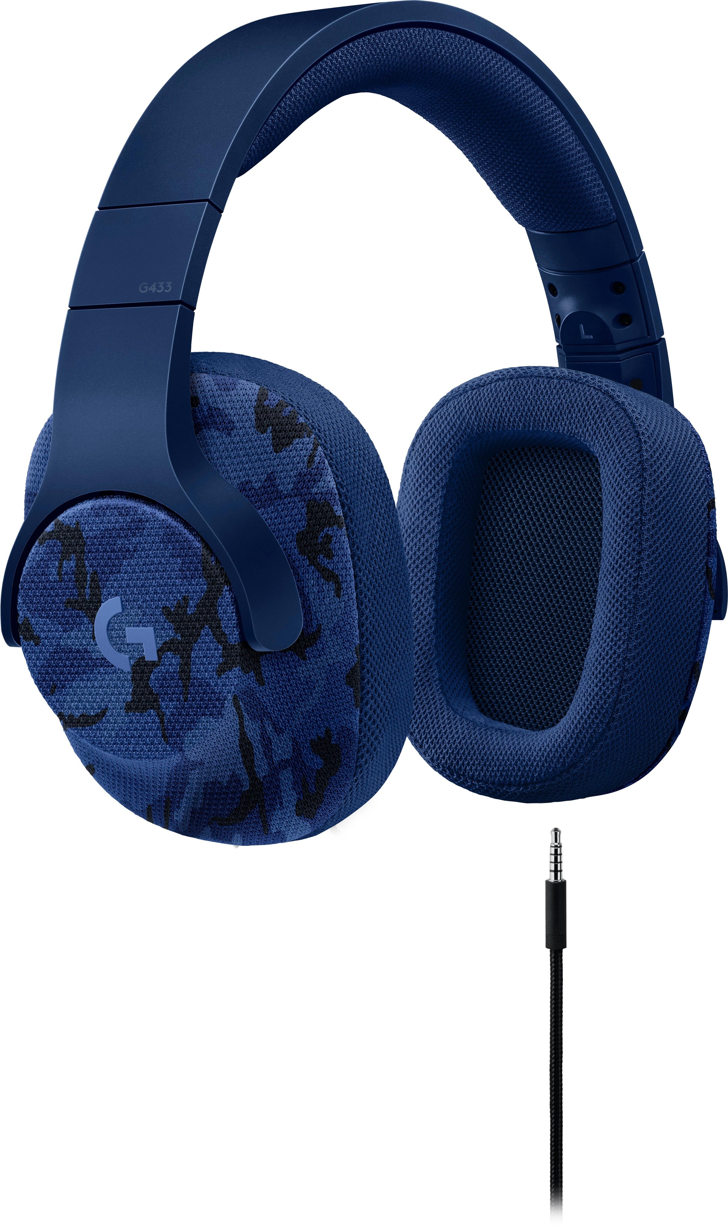 Best Buy: Logitech G433 Wired 7.1 Gaming Headset for PC, Mac, Nintendo  Switch, PS4, Xbox One Blue camo 981-000682