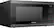 Angle. Samsung - 1.9 Cu. Ft. Countertop Microwave for Built-In Applications with Sensor Cook - Black Stainless Steel.