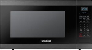 Samsung - 1.9 Cu. Ft. Countertop Microwave for Built-In Applications with Sensor Cook - Black Stainless Steel - Front_Zoom