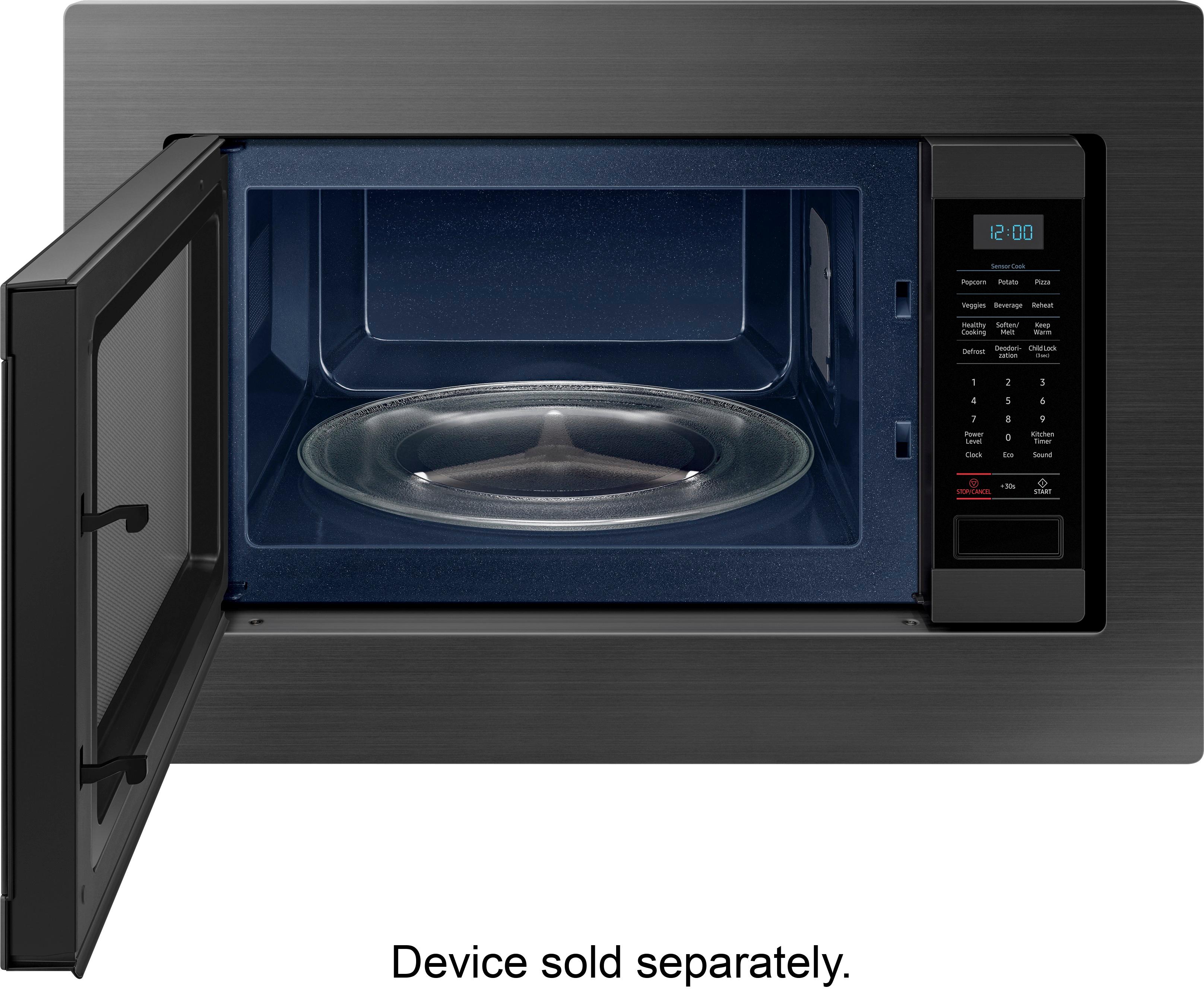 Samsung 1.9 Cu. Ft. Countertop Microwave for Built-In Applications with  Sensor Cook Black Stainless Steel MS19M8020TG - Best Buy