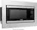 Angle. Samsung - 30" Trim Kit for MS19M8000AS Microwave - Stainless Steel.