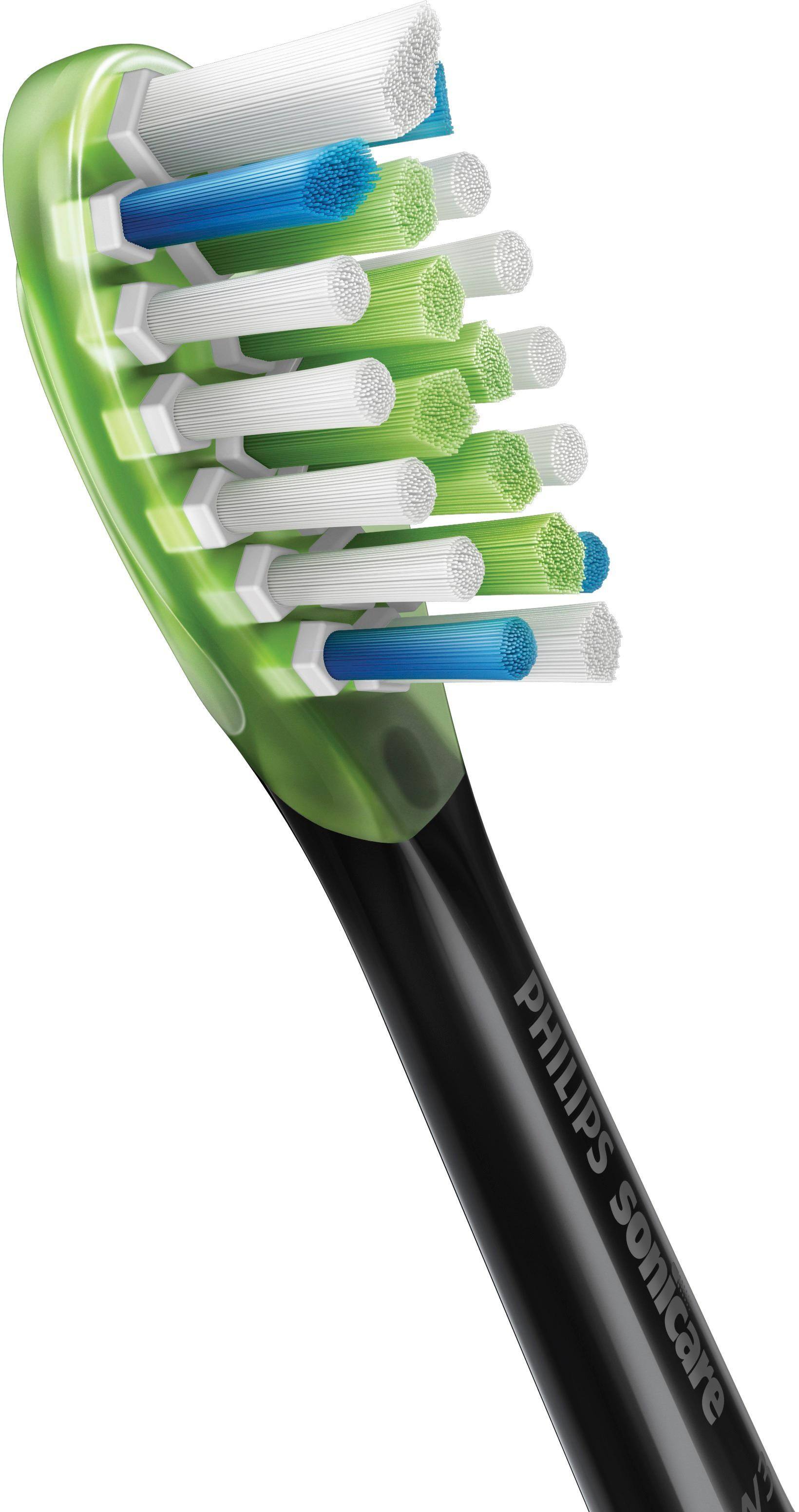 Alt View 13. Philips Sonicare - Premium White Brush Heads (4-Pack) - Black.