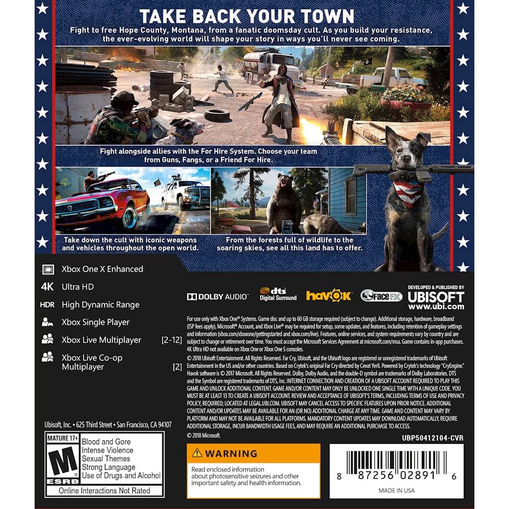 Far Cry 5 XBOX One Game Used – Buy-Sell Electronics