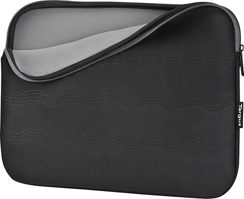 Targus Gray/Black-Fits most laptops with up to a 15.6 Debossed Laptop Sleeve 