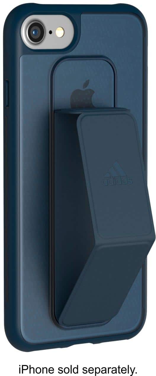 adidas - Case for Apple® iPhone® 8 - Navy Blue - Larger Front
