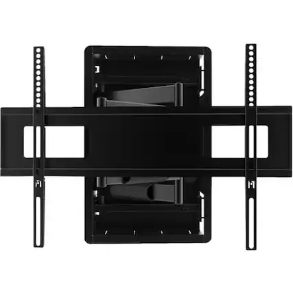 Front. Kanto - Recessed In-Wall Full Motion TV Mount for Most 46" - 80" TVs - Extends 27.6" - Black.