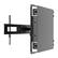 Alt View 15. Kanto - Recessed In-Wall Full Motion TV Mount for Most 46" - 80" TVs - Extends 27.6" - Black.