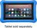 Front. Amazon - Kid-Proof Case for Amazon Fire 7 (7th Generation, 2017 Release) - Blue.