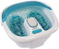 Angle Zoom. HoMedics - Bubble Foot Spa with Heat Boost Power - White/Gray.