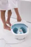Alt View 13. Homedics - Bubble Foot Spa with Heat Boost Power - White/Gray.