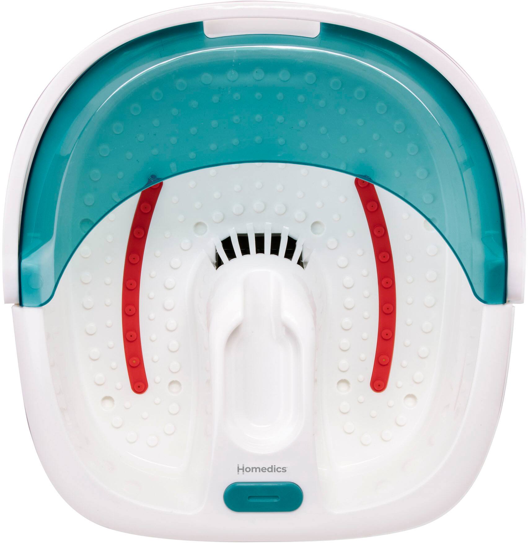 Alt View 18. Homedics - Bubble Foot Spa with Heat Boost Power - White/Gray.