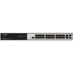 Front. Luxul - 26-Port 10/100/1000 Gigabit Switch - Black.