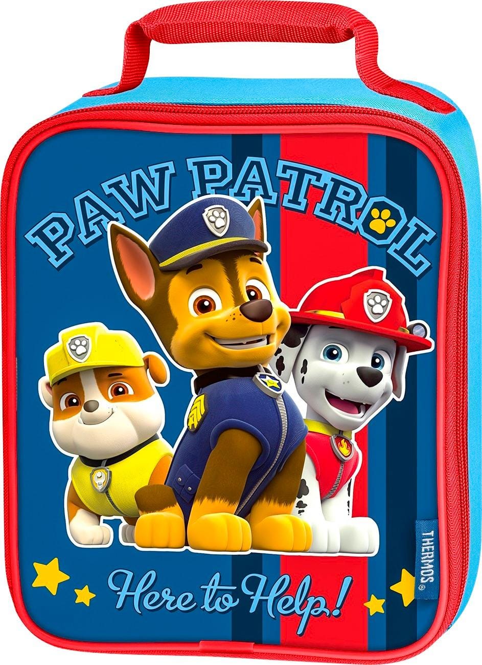 THERMOS - Paw Patrol Soft Upright Lunch Kit - Blue/Red - Angle