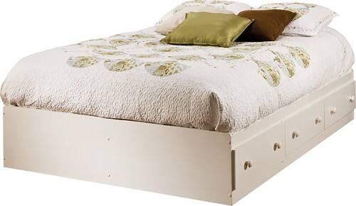 South Shore - Summer Breeze Collection 54" Full Mates Bed-Angle_Standard 