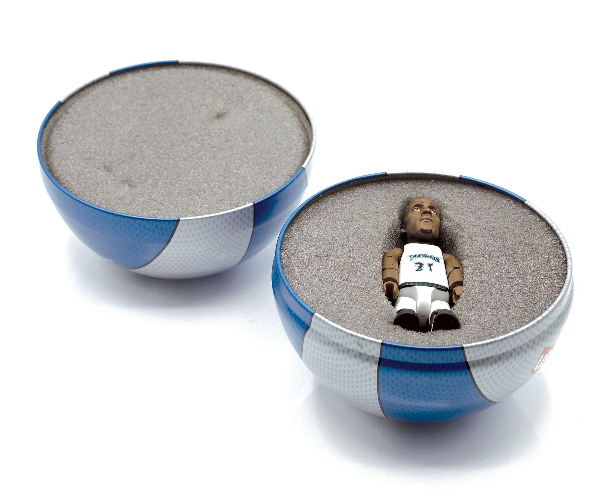 Alt View 2. NBA - Minnesota Timberwolves NBA SMITI 3 Inch Mini Figure | Kevin Garnett.