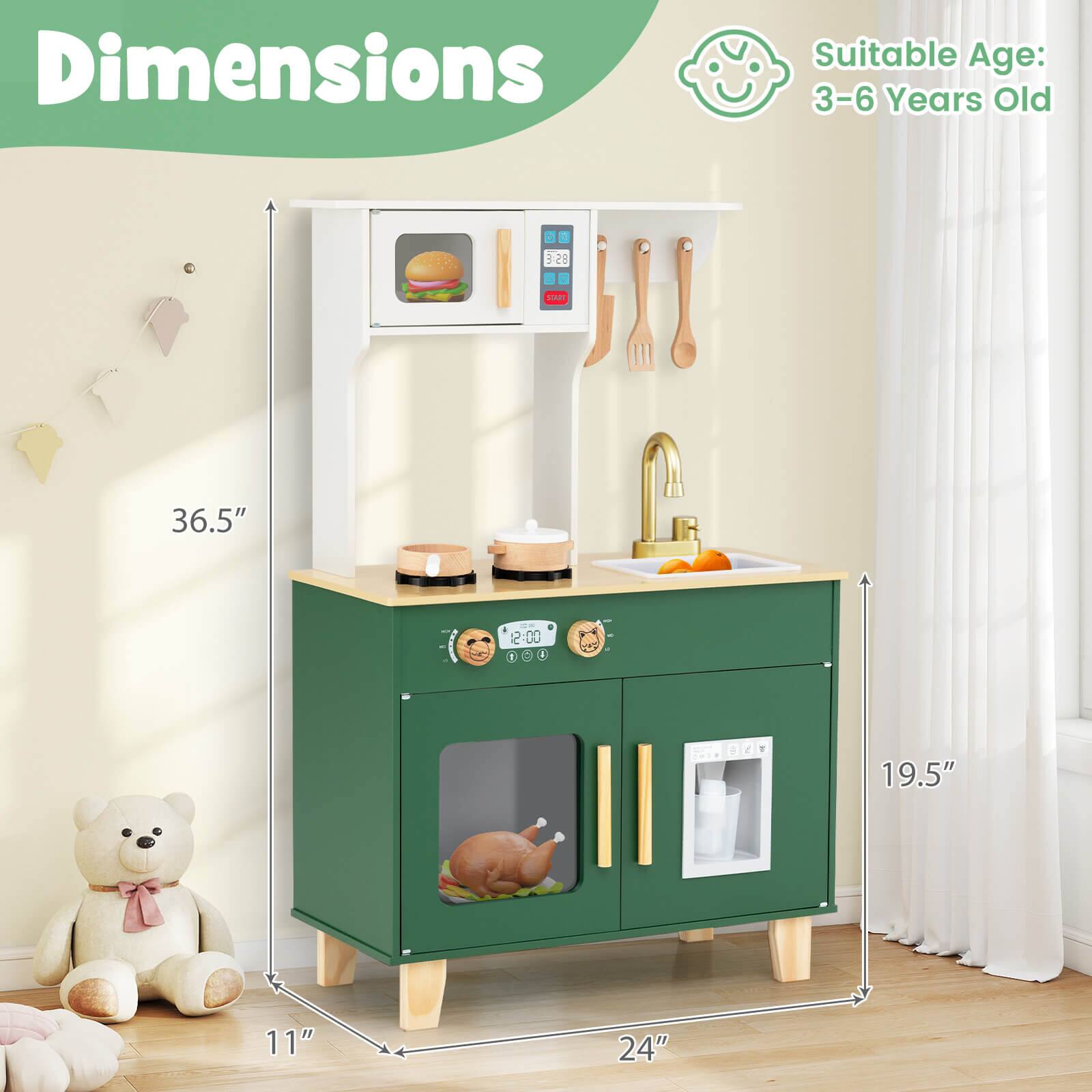 Dimensions  
Suitable Age: 3-6 Years Old  

36.5"  
19.5"  
24"  
11"