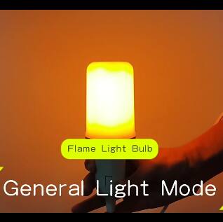 Flame Light Bulb  
General Light Mode