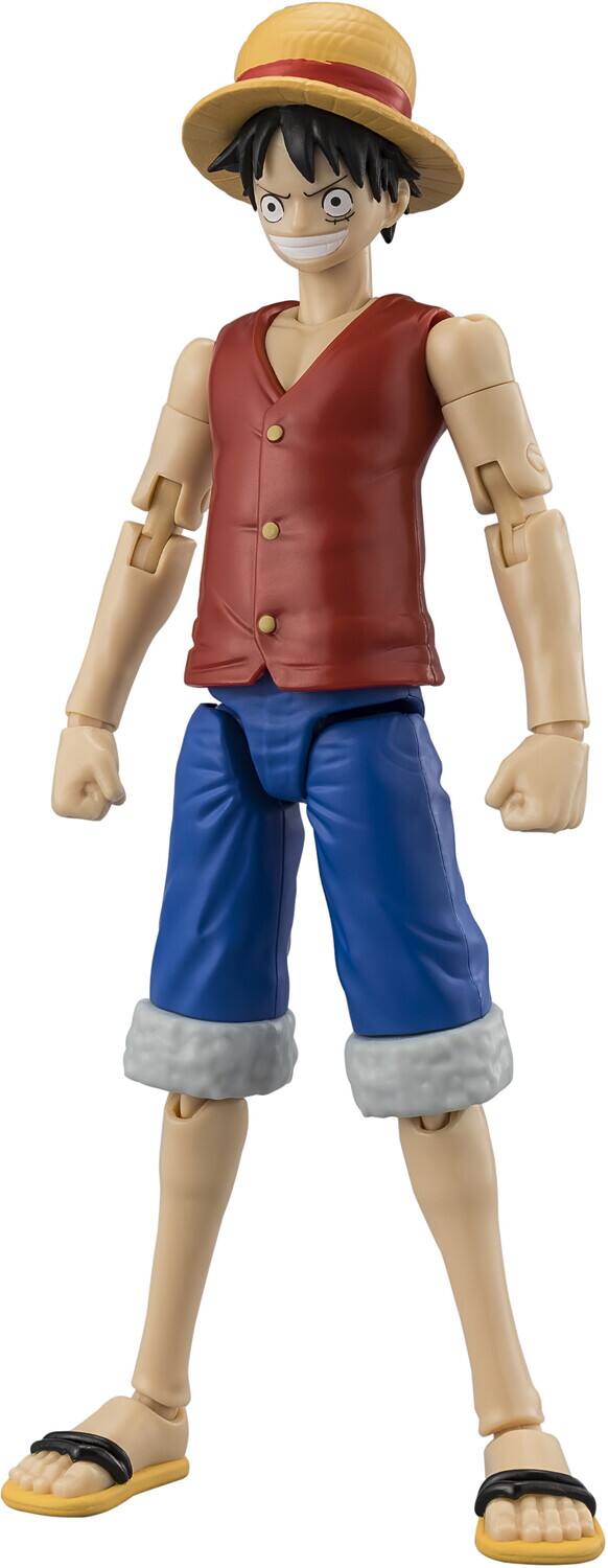 Alt View 3. Bandai - One Piece - Anime Heroes - Monkey D. Luffy (East Blue) Action Figure   - COLLECTIBLES - Multicolor.