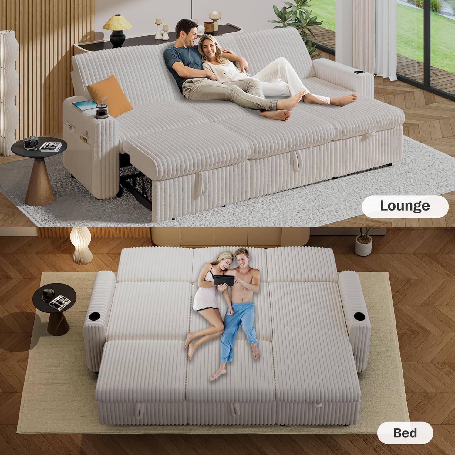 Lounge  
Bed