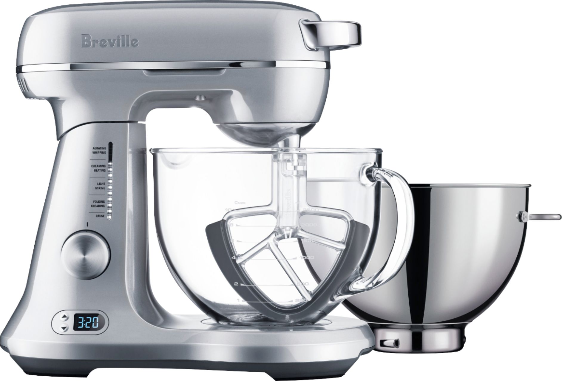 Breville the Bakery Chef™ Tilt-Head Stand Mixer Stainless steel BEM825BAL -  Best Buy
