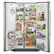 Left. Maytag - 20.6 Cu. Ft. Side-by-Side Refrigerator - Fingerprint Resistant Stainless Steel.