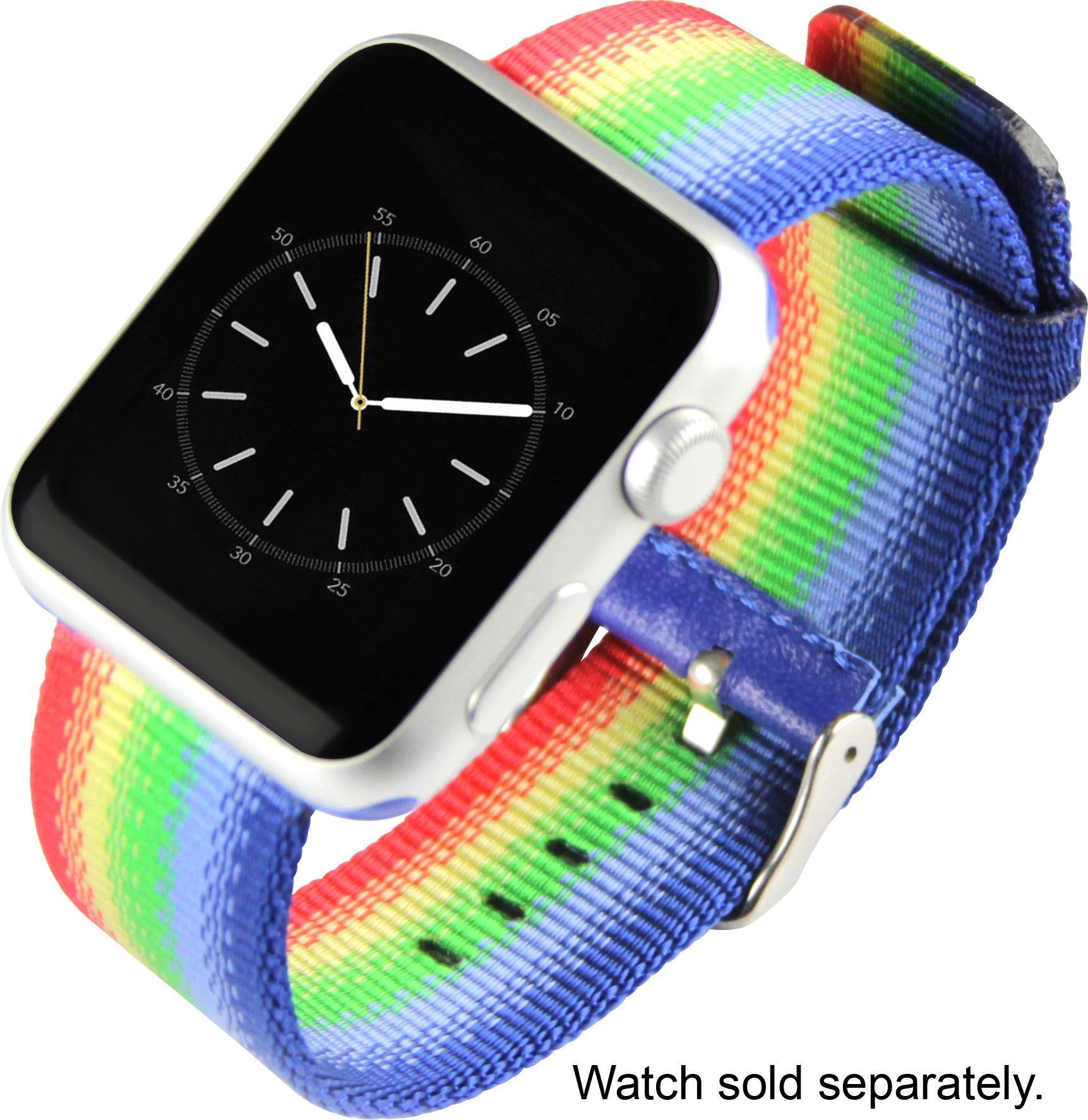 Best Buy: Exclusive PRIDE Watch Strap for Apple Watch™ 42mm Rainbow ...