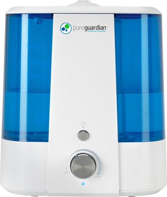 PureGuardian – 1.5 Gal. Ultrasonic Cool Mist Humidifier – Blue/white