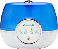 PureGuardian - Ultrasonic 2 Gal. Warm and Cool Mist Aromatherapy Humidifier - Blue/White - Front_Zoom