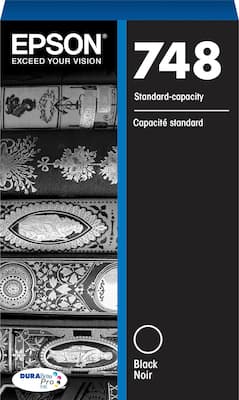 Epson - 748 Standard Capacity Ink Cartridge - Black