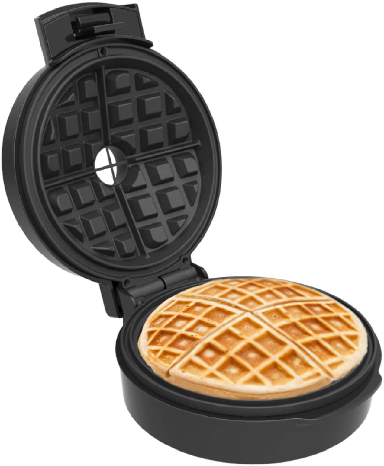 Best Buy: CHEFMAN Volcano Belgian Waffle Maker Black/Stainless Steel ...