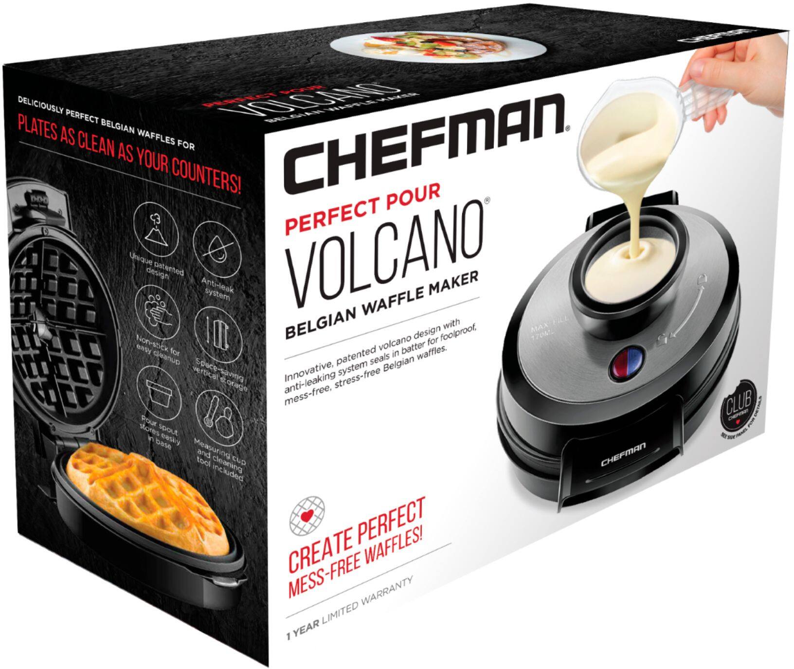 volcano belgian waffle maker