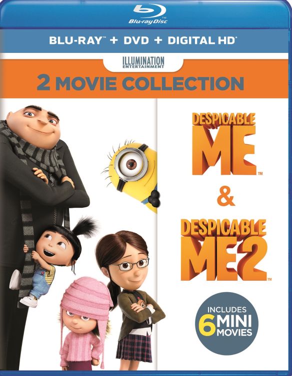 Despicable Me 2-Movie Collection [Blu-ray/DVD] [4 Discs]