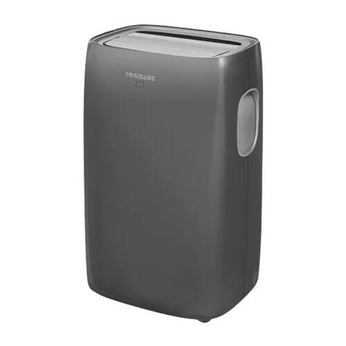 Front. Frigidaire - 700 Sq. Ft. Portable Air Conditioner and Heater - Gray.