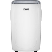 Emerson Quiet Kool - Portable Air Conditioner with Remote Control for Rooms up to 300-Sq. Ft. - White - Front_Zoom