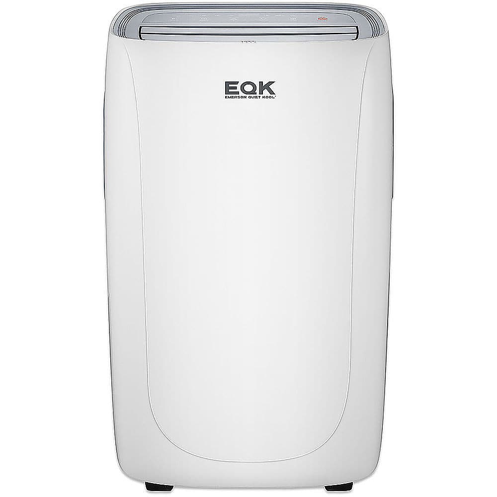 Front. Emerson Quiet Kool - 350 Sq.Ft. 3 in 1 Portable Air Conditioner with Remote Control - White.