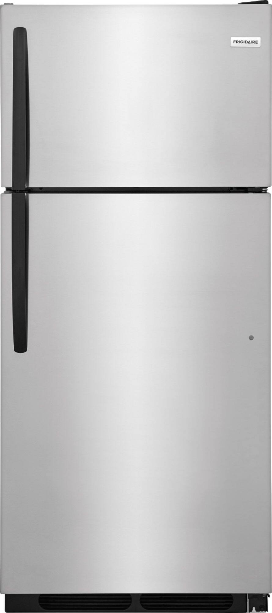 Front Zoom. Frigidaire - 16.3 Cu. Ft. Top-Freezer Refrigerator - Stainless steel.