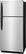Left. Frigidaire - 16.3 Cu. Ft. Top-Freezer Refrigerator - Stainless steel.