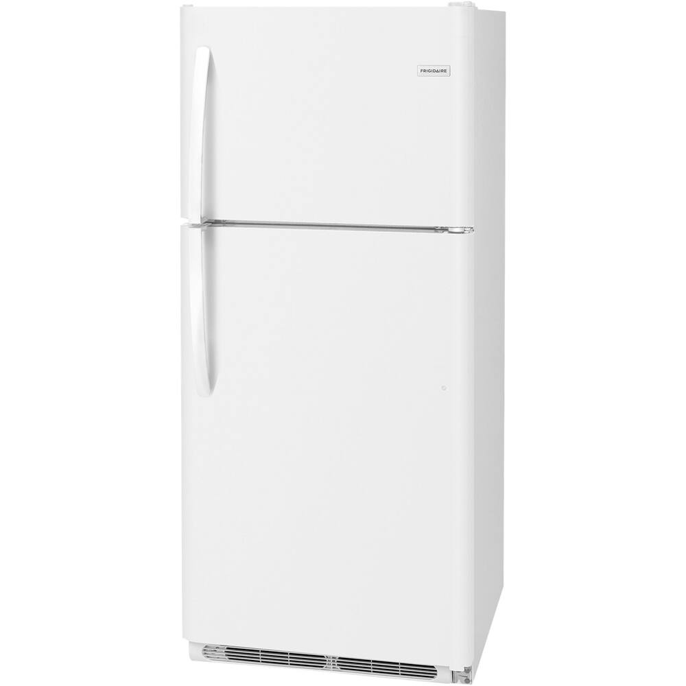 frigidaire 20.4 cu ft top freezer refrigerator white