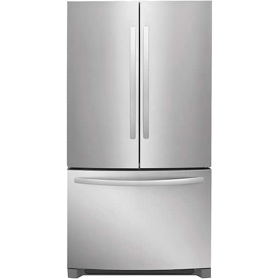 Frigidaire Gallery 27 1 Cu Ft 3 Door French Door Refrigerator Dual Ice Maker Black Stainless Steel E With Images Frigidaire Gallery French Doors French Door Refrigerator
